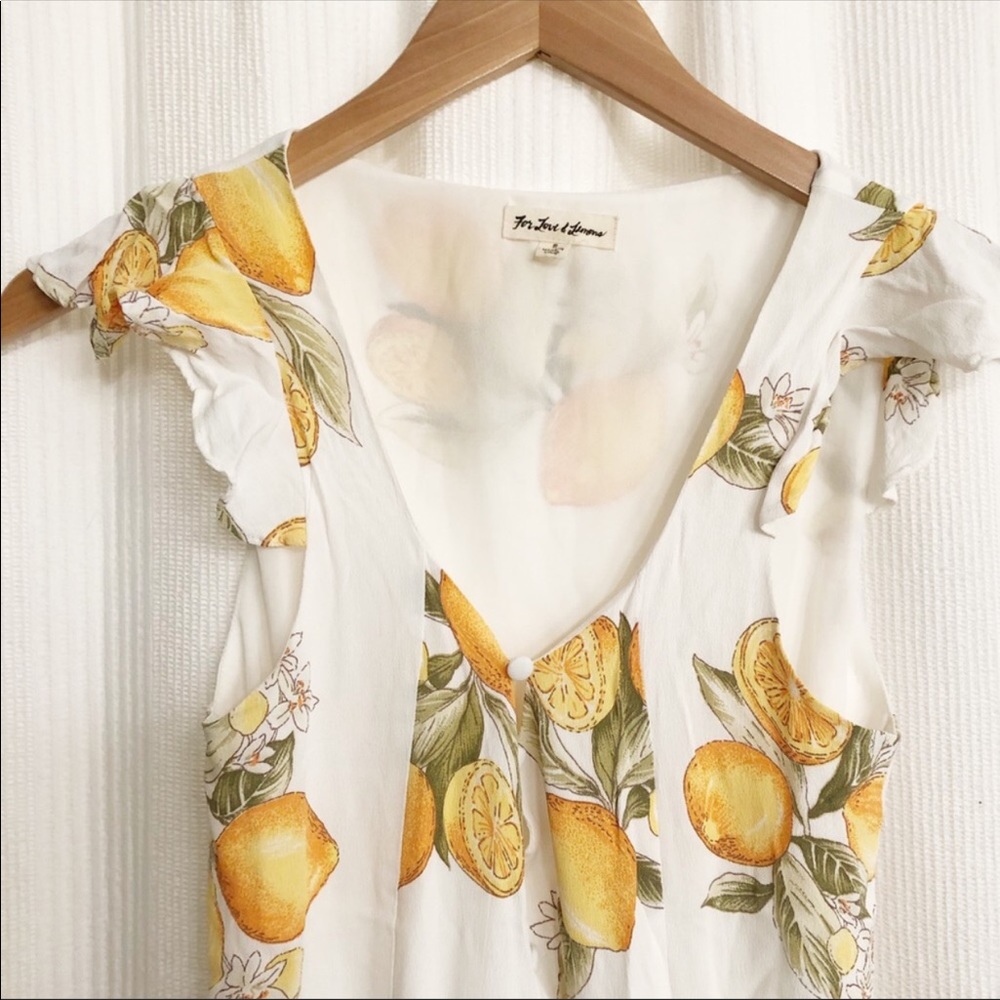 SOLD - For Love & Lemons Limonada jumpsuit size S - Picture 10 of 11